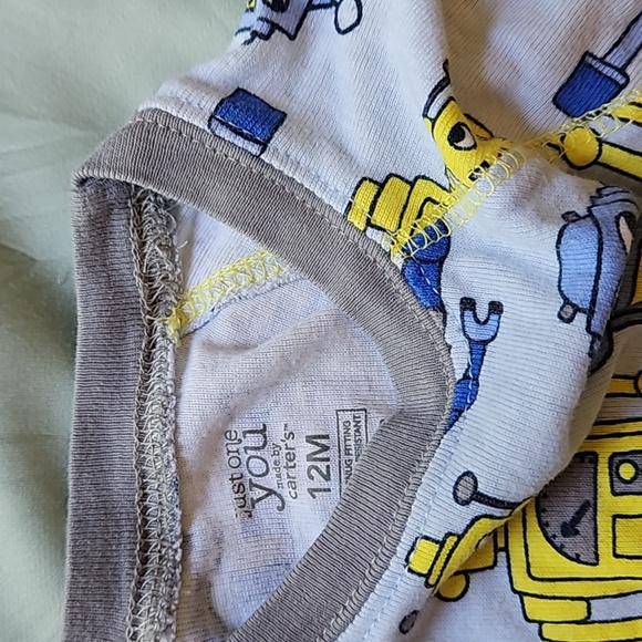 12 Mo Carter's Baby Robot 2-Piece Pajama Set - Picture 2 of 4